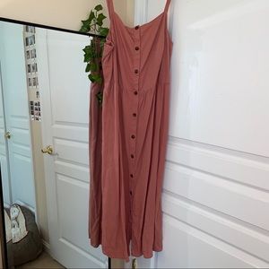 Dark Pink Salmon Colored Dress - XL